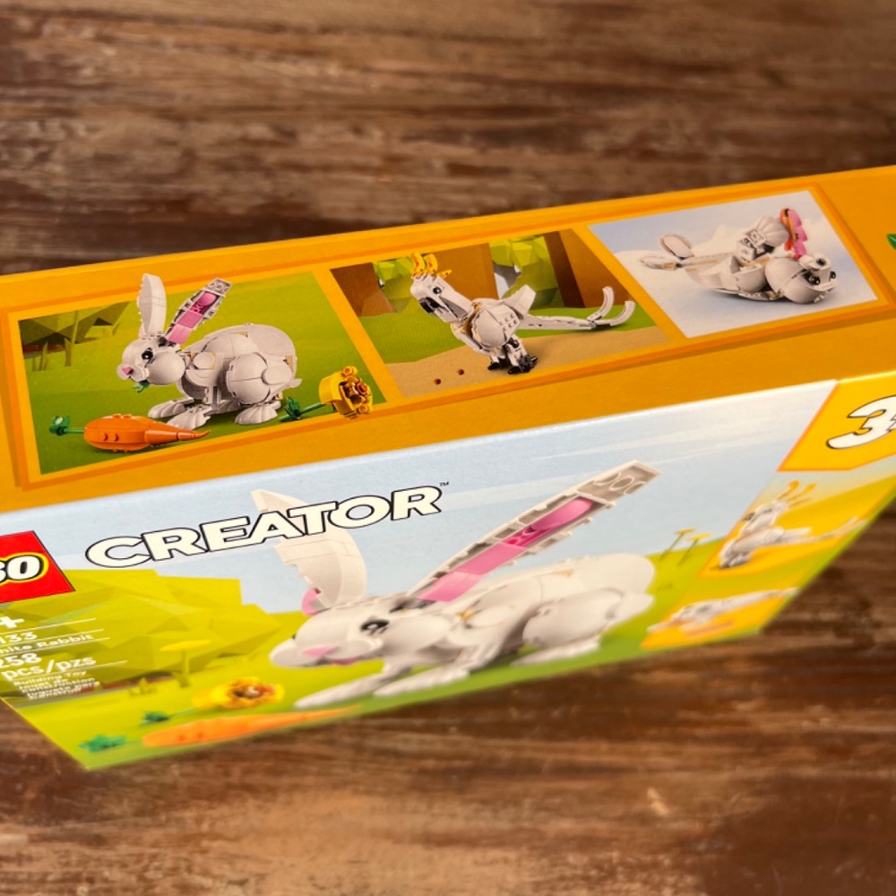 LEGO 3 IN 1 WHITE RABBIT 31133 BRAND NEW/SEALED 258 PIECES - Picture 7 of 9